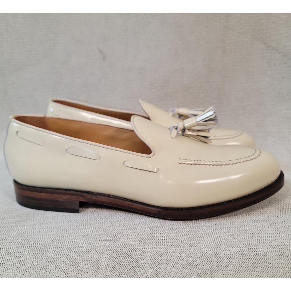 Hockerty Loafers Tasseled Leather Slip On Dress Shoes Mens 44 US 11 Made Spain